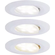   Paulmann LED-es fürdőszobai beépíthető lámpa 3 részes készlet Fehér (matt)