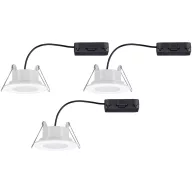   Paulmann LED-es fürdőszobai beépíthető lámpa 3 részes készlet Fehér (matt)