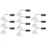  Paulmann LED-es fürdőszobai beépíthető lámpa 10 részes készlet 65 W Fehér (matt)