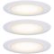 Paulmann LED-es fürdőszobai beépíthető lámpa 3 részes készlet 19.5 W Selyem, Fehér