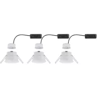   Paulmann LED-es fürdőszobai beépíthető lámpa 3 részes készlet 18 W