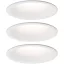 Paulmann LED-es fürdőszobai beépíthető lámpa 3 részes készlet 18.9 W