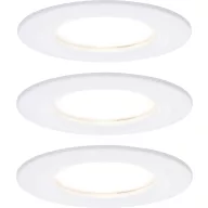  Paulmann LED-es fürdőszobai beépíthető lámpa 3 részes készlet 18 W Fehér (matt)