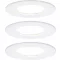 Paulmann LED-es fürdőszobai beépíthető lámpa 3 részes készlet 18 W Fehér (matt)