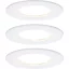 Paulmann LED-es fürdőszobai beépíthető lámpa 3 részes készlet 18 W Fehér (matt)