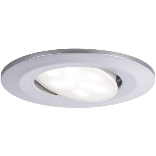 Paulmann LED-es fürdőszobai beépíthető lámpa 10 részes készlet 60 W Króm (matt)