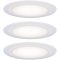 Paulmann LED-es fürdőszobai beépíthető lámpa 3 részes készlet 15 W Selyem, Fehér