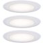 Paulmann LED-es fürdőszobai beépíthető lámpa 3 részes készlet 15 W Selyem, Fehér