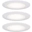 Paulmann LED-es fürdőszobai beépíthető lámpa 3 részes készlet 15 W Selyem, Fehér