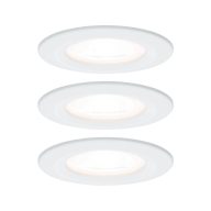   Paulmann Fürdőszobai beépíthető lámpa 3 részes készlet 19.5 W Fehér (matt)