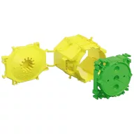   Kaiser Elektro 1265-01 Készülék csatlakozó doboz halogénmentes (H x Sz) 94 mm x 75 mm 20 db