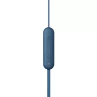   Sony WI-C100 In Ear headset Bluetooth® Stereo Kék Headset, Személyre szabható hang, Hangerő szabályozás, Nyakpánt, Izzadásálló, Víztaszító