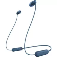   Sony WI-C100 In Ear headset Bluetooth® Stereo Kék Headset, Személyre szabható hang, Hangerő szabályozás, Nyakpánt, Izzadásálló, Víztaszító