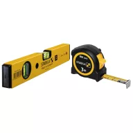   Stabila Wasserwaage Type 70 + Taschenbandmaß BM 100 4064161237060 Könnyűfém vízmérték 30 cm