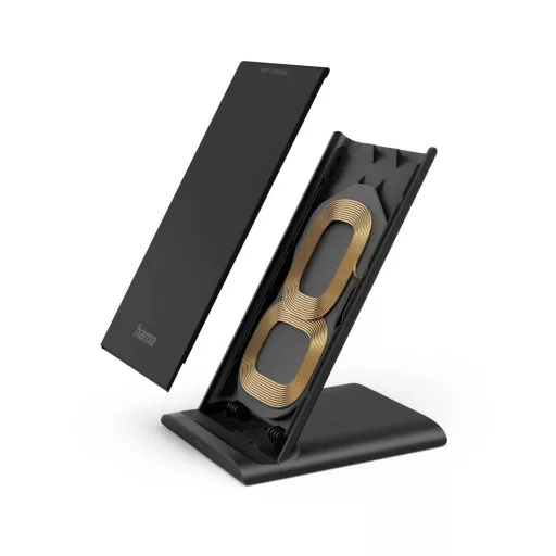 Hama indukciós akkutöltő 2000 mA 00201684 Kimenetek Standard indukciós töltés Fekete