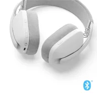   Logitech ZONE VIBE 100 Over Ear headset Bluetooth® Stereo Fehér mikrofon zajelnyomás, Noise Cancelling Hangerő szabályozás, Mikrofon némítás