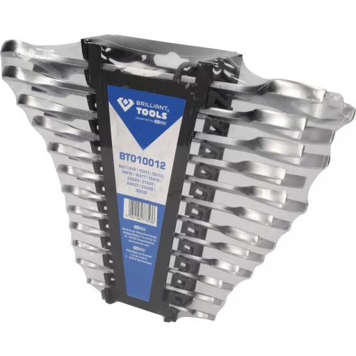Brilliant Tools BT010012 BT010012 Kettős csavarkulcs készlet Kulcsszélesség (metrikus) 6 - 32 mm