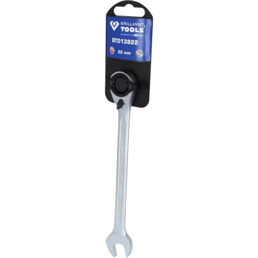 Brilliant Tools BT013822 BT013822 Gyűrűs racsnis kulcs Kulcsszélesség (metrikus) 22 mm