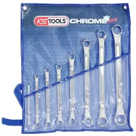   KS Tools 5183120 518.3120 Kettős gyűrűskulcs készlet Kulcsszélesség (coll) 1/2 - 13/16