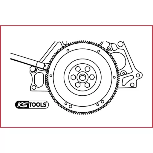 KS Tools 1502438 Lendkerék tartó kulcs, 255 mm