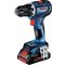 Bosch Professional GSR 18V-90 C 06019K6005 Akkus fúrócsavarozó, Akkus csavarozó 18 V 4.0 Ah Lítiumion kefe nélkül