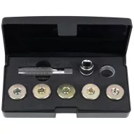   KS Tools 1504930 Olajleeresztő csavar menetjavító készlet, 12 db M17 x 1,5