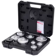   KS Tools NEW-49345 Olaj szervizkulcs készlet olajszűrőhöz és szűrőház fedeléhez, 9 db
