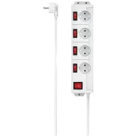   Hama 00223121 Elosztó kapcsolóval Fehér Védőérintkezős 1 db