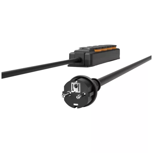 Hama 00223064 Kerti elosztó Fekete Gyermekvédelem, Kapcsolóval