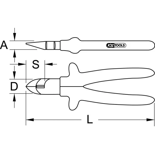 KS Tools 1171268 Plombafogó 1 db