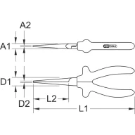 KS Tools 1171714 Plangrip fogó