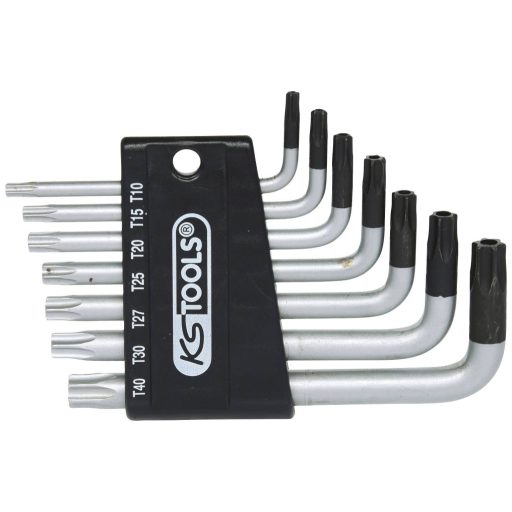 KS Tools 151.4150 TX Hajlított csavarhúzó készlet T 10, T 15, T 20, T 25, T 27, T 30, T 40 7 részes