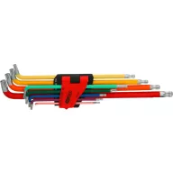  KS Tools 151.4530 TX Hajlított csavarhúzó készlet T 10, T 15, T 20, T 25, T 27, T 30, T 40, T 45, T 50 9 részes