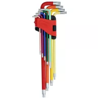   KS Tools 151.4760 TX Hajlított csavarhúzó készlet T 10, T 15, T 20, T 25, T 27, T 30, T 40, T 45, T 50 9 részes