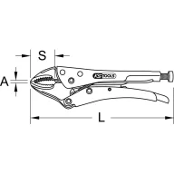 KS Tools 9630331 Markoló fogó