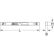   KS Tools 204.5471 2045471 Villanyszerelő vízmérték Mágnessel 600 mm 0.5 mm
