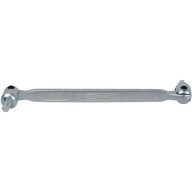  KS Tools 517.0317 5170317 Kettős csuklós kulcs Elhajtás Külső T-profil 225 mm 1 db