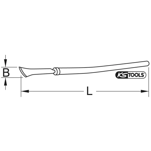 KS Tools 9639546 BRONZEplus rozsdavágó fogantyúval 800 mm