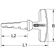 Belső sorjátlanító KS Tools 1051001 1 db
