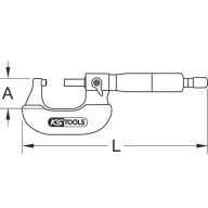 KS Tools 300.0582 3000582 Mikrométer