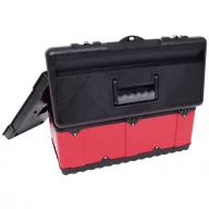   KS Tools 8500345 850.0345 Szerszámos láda tartalom nélkül Műanyag, Acéllemez Fekete-piros
