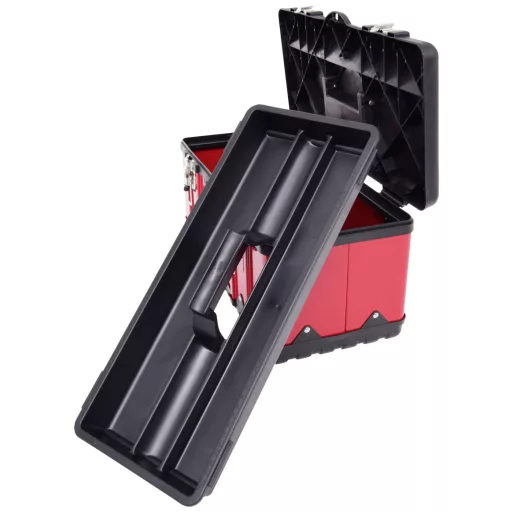 KS Tools 8500350 850.0350 Szerszámos láda tartalom nélkül Műanyag, Acéllemez Fekete-piros