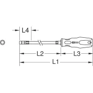 KS Tools 911.1172 Bit csavarhúzó 1/4