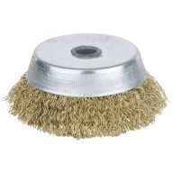   KS Tools BRONZEplus csészekefe, ón-bronz huzal, krimpelt, Ø 85 mm 963.9597 9639597 1 db