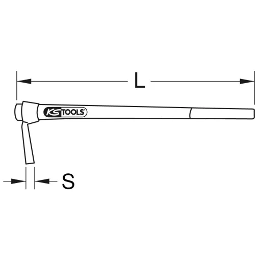 KS Tools 9639605 Kapa 950 mm 1670 Fejsúly 730 g