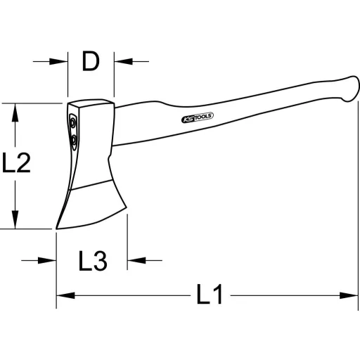 KS Tools 9639609 Balta 900 mm 2560 Fejsúly 1590 g