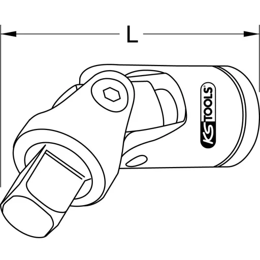 KS Tools 964.3470 9643470 Kardáncsukló Meghajtás (csavarhúzó) 3/4 (20 mm) 110 mm 1 db