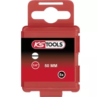   KS Tools 911.3328 Egyenes hornyú bit 10 mm S2 acél Nikkelezett E 6.3 5 db