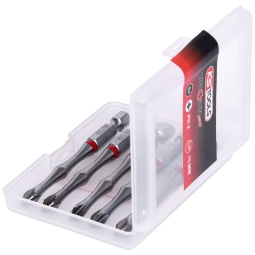 KS Tools 918.3156 9183156 Kereszthornyú bit PH 2 Nikkelezett E 6.3 5 db