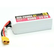 Red Power Akkucsomag, LiPo 22.2 V 4500 mAh Soft doboz XT90